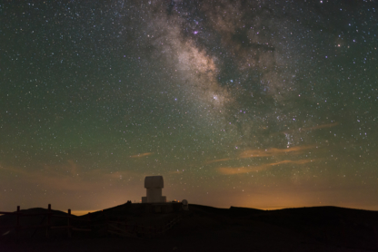 Milky Way rising above Aristarchos Telescope milkywayaristarchos